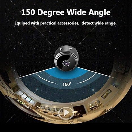 A9 Mini Wireless Security Camera – 1080P HD, Night Vision, Motion Detection