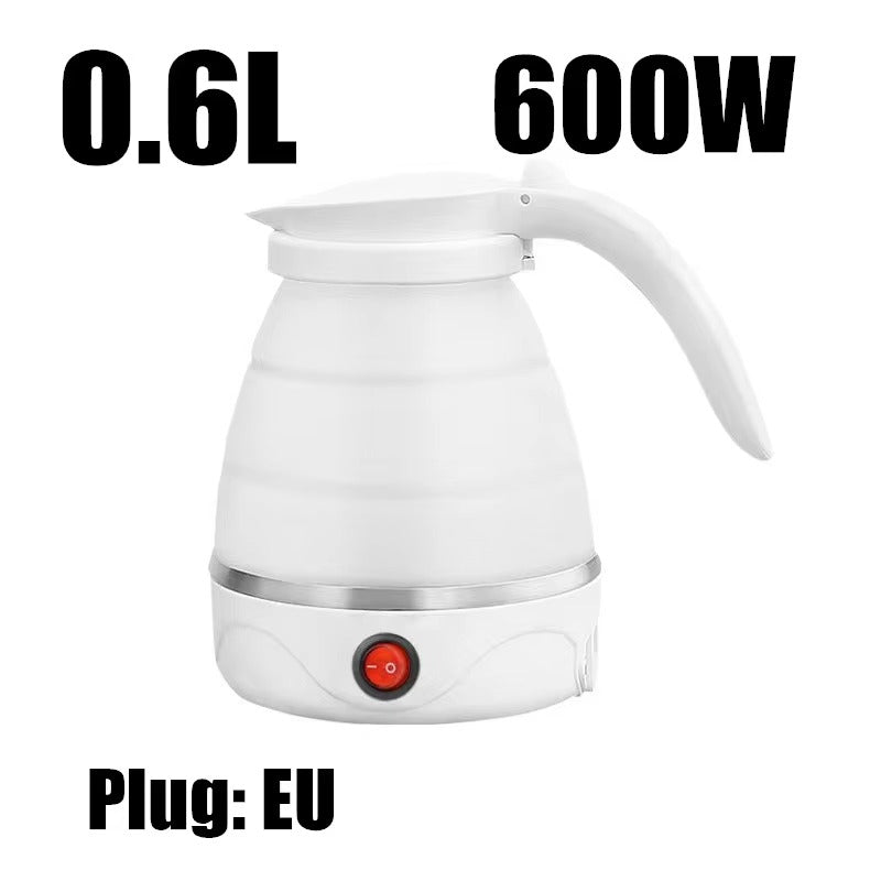 Foldable Travel Electric Kettle – Compact 600ML Fast-Boil Portable Water Heater