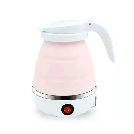 Foldable Travel Electric Kettle – Compact 600ML Fast-Boil Portable Water Heater