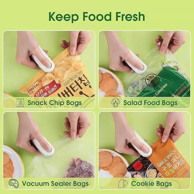 Portable Mini Bag Sealer – USB Rechargeable