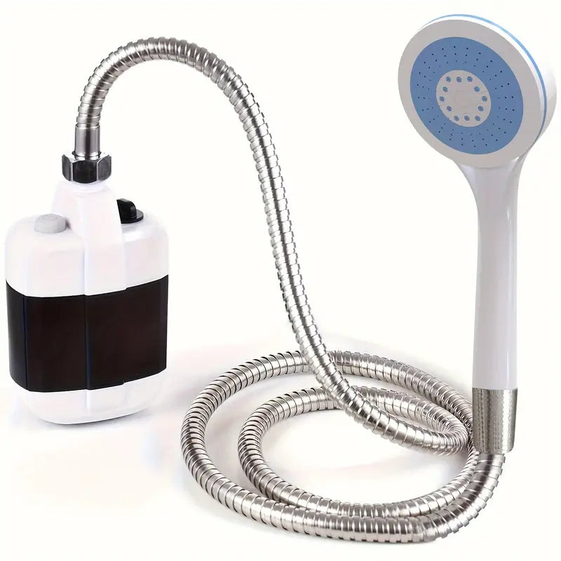 Portable Camping Shower With Rechargeable Pump