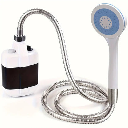 Portable Camping Shower With Rechargeable Pump