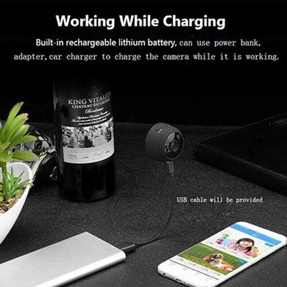 A9 Mini Wireless Security Camera – 1080P HD, Night Vision, Motion Detection