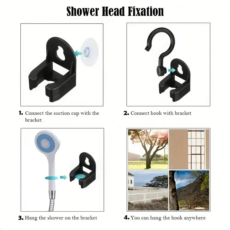 Portable Camping Shower With Rechargeable Pump
