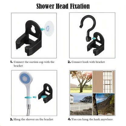 Portable Camping Shower With Rechargeable Pump