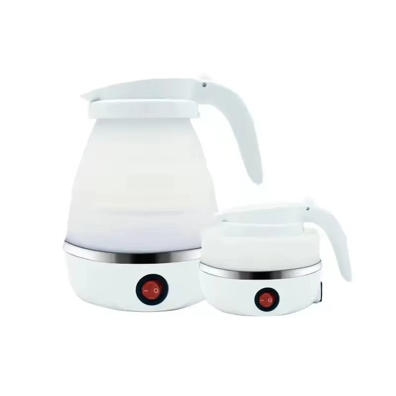 Foldable Travel Electric Kettle – Compact 600ML Fast-Boil Portable Water Heater