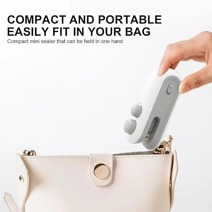 Portable Mini Bag Sealer – USB Rechargeable